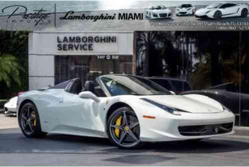 2013 Ferrari 458 Base Convertible 2-Door