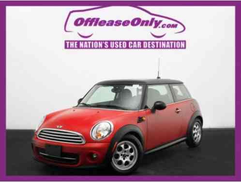 2013 Mini Cooper Coupe Hatchback FWD