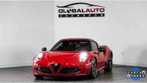 2015 Alfa Romeo 4C N/A