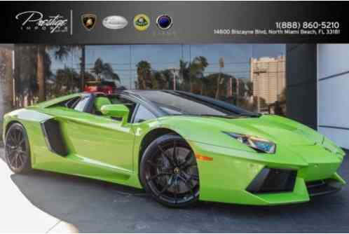 2015 Lamborghini Aventador LP700-4 Roadster Convertible 2-Door