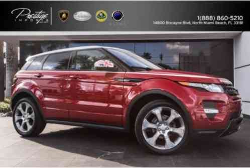 2015 Land Rover Evoque Dynamic Sport Utility 4-Door