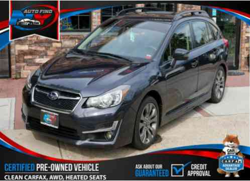 2015 Subaru Impreza CLEAN CARFAX, BACKUP CAMERA, HEATED SEATS, AWD