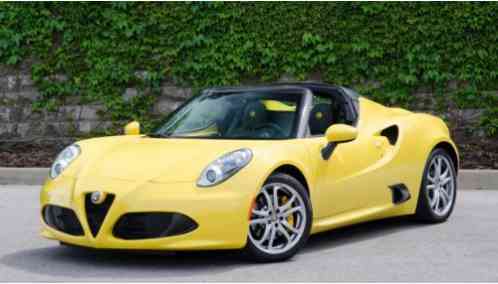 Alfa Romeo 4C Spider (2016)