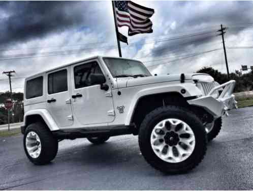 2016 Jeep Wrangler CUSTOM LIFTED SAHARA LEATHER NAV