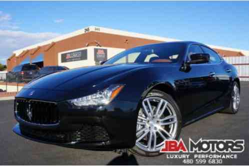 2016 Maserati Ghibli 16 Maserati Ghibli S Sedan