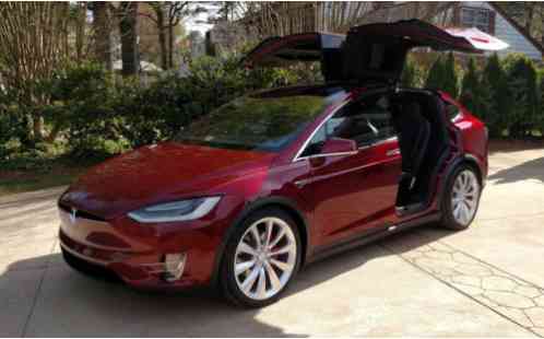 Tesla Model X Founders Edition Special Red 2016 Fully