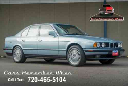 1990 BMW 5-Series 50, 910 Original Miles | 5-Speed | Glacier Blue Me