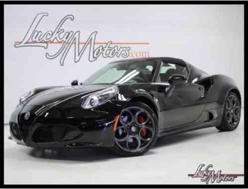 2016 Alfa Romeo 4C Spider Carbon Fiber Pkg Sport Exhaust