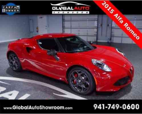 2015 Alfa Romeo 4C