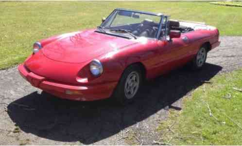 1984 Alfa Romeo Spider