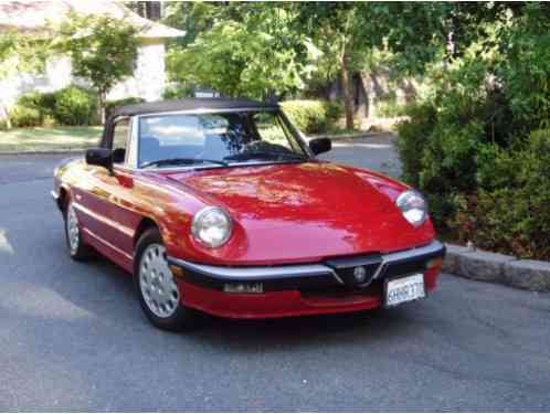 1986 Alfa Romeo Spider