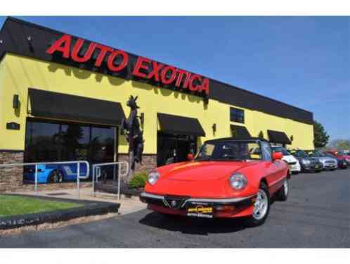 1984 Alfa Romeo Spider