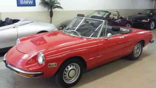 Alfa Romeo : Spider 1750 Iniezione