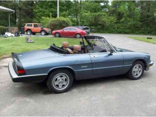 1986 Alfa Romeo Spider