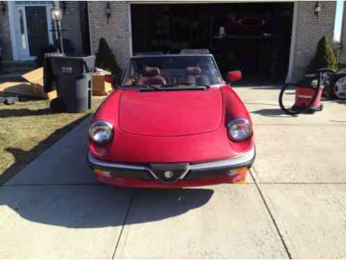 1983 Alfa Romeo Spider