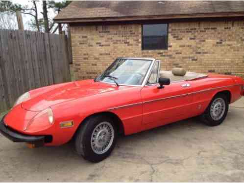 Alfa Romeo Spider 2000 Spider (1979)