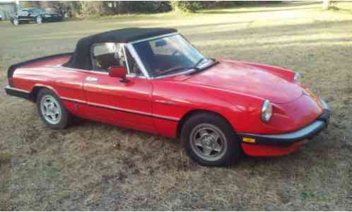 1984 Alfa Romeo Spider