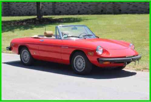 1979 Alfa Romeo Spider