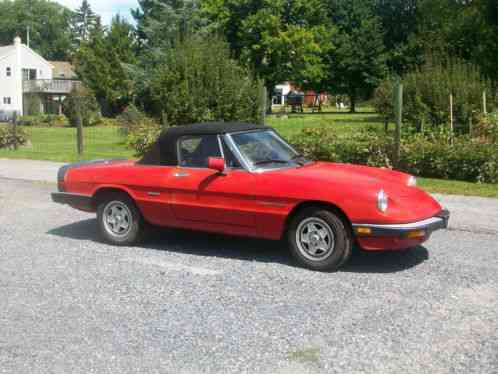 1986 Alfa Romeo Spider