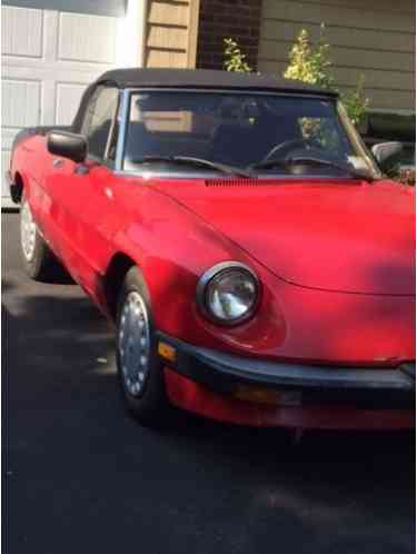 1988 Alfa Romeo Spider