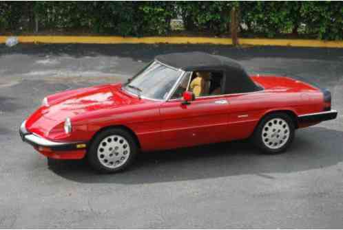 Alfa Romeo Spider 2dr Coupe (1989)