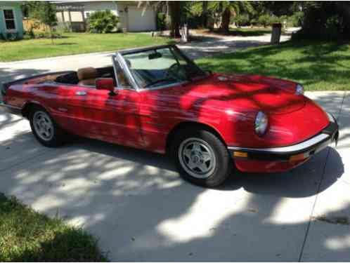 1988 Alfa Romeo Spider