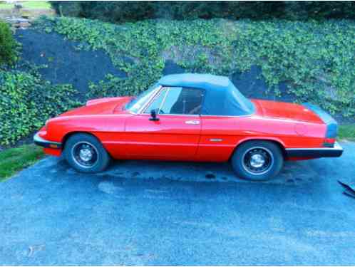 Alfa Romeo Spider convertable (1987)