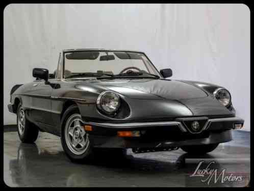 Alfa Romeo Spider Convertible (1984)