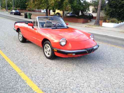 1984 Alfa Romeo Spider