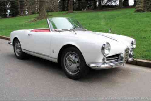 1956 Alfa Romeo Spider Giulietta Spider. Excellent! See VIDEO