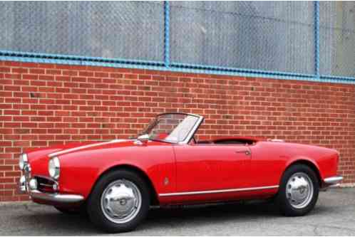 1958 Alfa Romeo Spider Giulietta Veloce