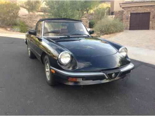 1990 Alfa Romeo Spider Graduate