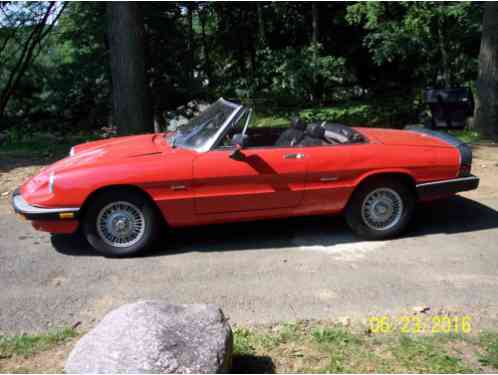 1986 Alfa Romeo Spider