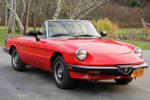 1986 Alfa Romeo Spider