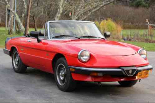 1986 Alfa Romeo Spider