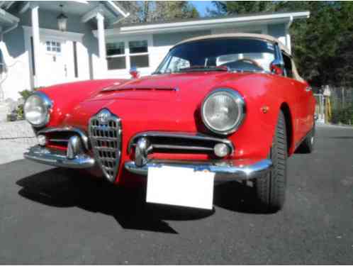 1963 Alfa Romeo Spider Normale