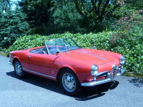 1957 Alfa Romeo Spider