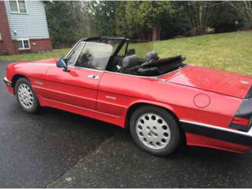 Alfa Romeo Spider quaddrifoglio (1986)