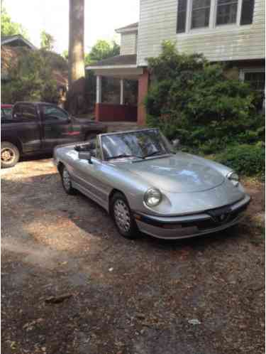 1986 Alfa Romeo Spider Quadrifoglio