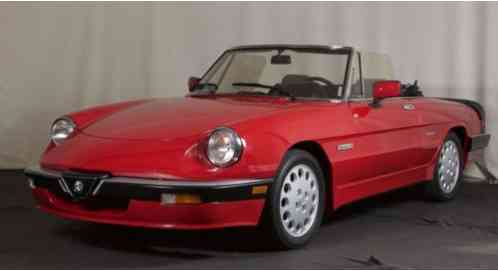 Alfa Romeo Spider Quadrifoglio (1986)