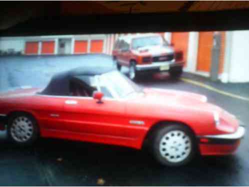 1986 Alfa Romeo Spider quadrofoglio