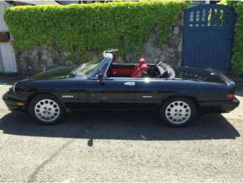 Alfa Romeo Spider Quadrofoglio (1989)