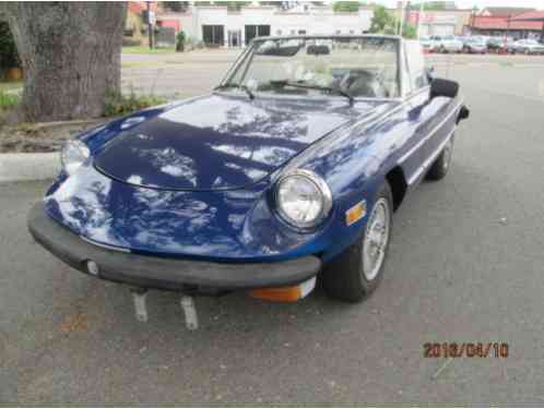 1977 Alfa Romeo Spider spider