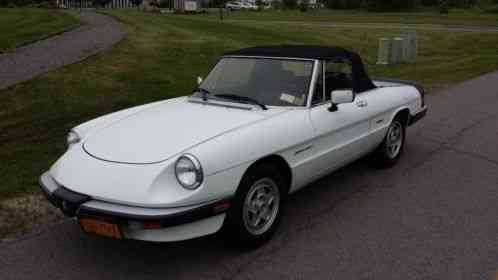 1990 Alfa Romeo Spider Spider Veloce