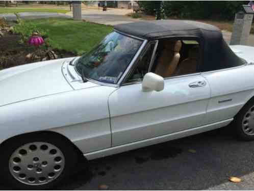 1991 Alfa Romeo Spider Spider Veloce