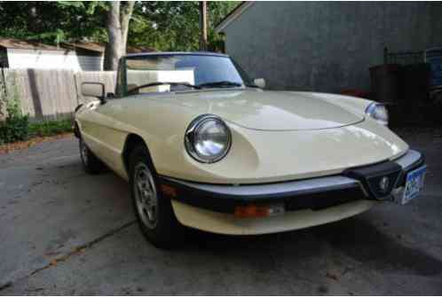 1987 Alfa Romeo Spider Veloce