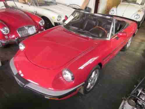 1986 Alfa Romeo Spider Veloce