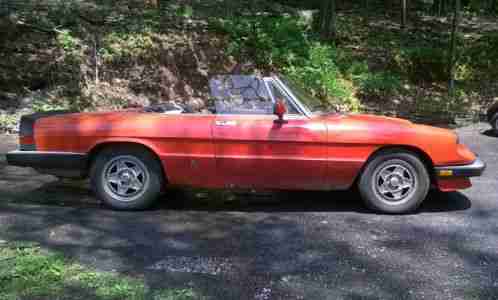 Alfa Romeo Spider Veloce (1983)