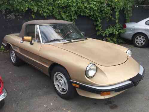 1986 Alfa Romeo Spider veloce