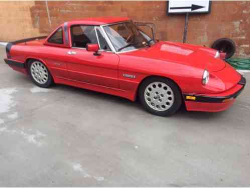 1989 Alfa Romeo Spider Veloce